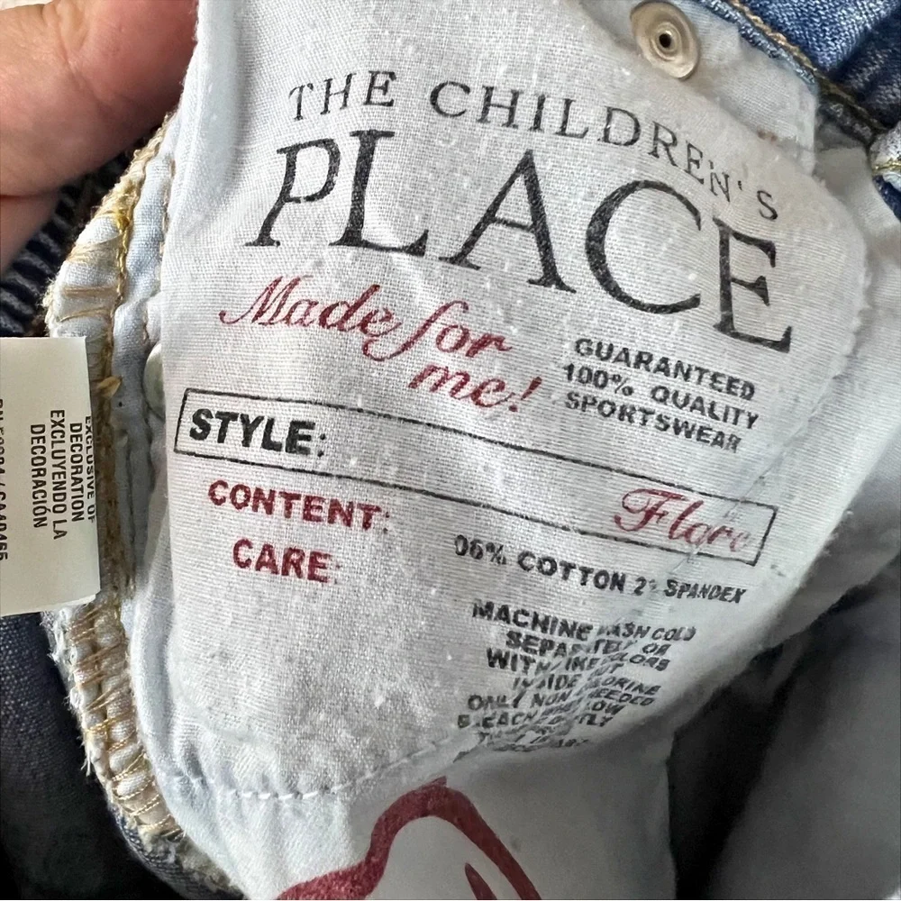Vintage Y2K PLACE Est. 1989 The Children's‎ Place Toddler Girl Flare Jeans